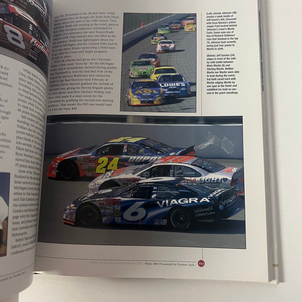 2002 Vintage NASCAR Winston Cup Chronicle Book - Picture 4 of 5